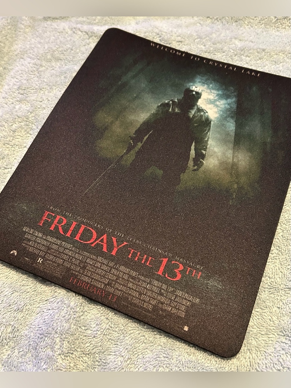 FRIDAY THE 13TH/JASON VORHEES LARGE MOUSEPAD - NIP (NEW-IN-PLASTIC)